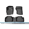 MAXLINER Floor Mats 2 Row Liner Set Black for 2011-2021