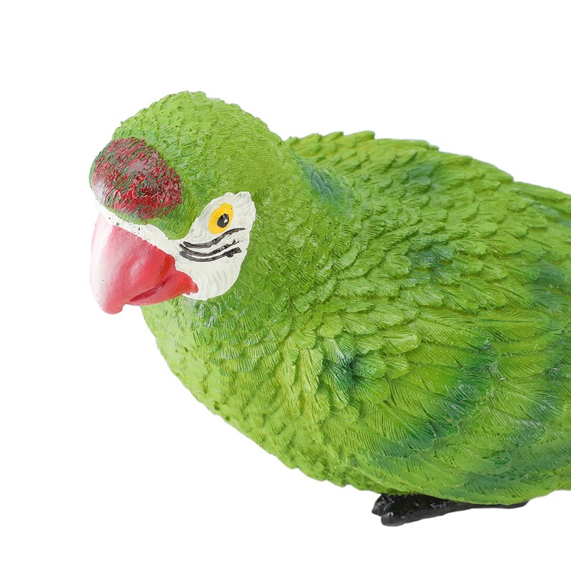 Parrot Figurine Simulation Vivid Innovative Wall Mounted Hand Painted Resin