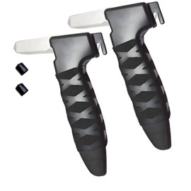 WELKSEZYWOD Car Door Handle for Elderly, 2 Pack Car Assist Handles for Elderly, Car Door Support Handle for Seniors and Handicapped, Black