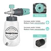 Sooprinse Pressure Washer Foam Cannon with Dual Connector Accessory, Power