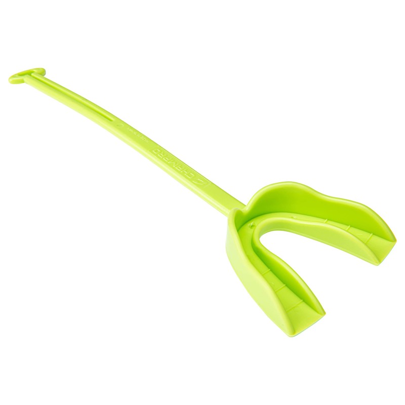 CHAMPRO Mouthguard with Strap, Adult, Neon Green