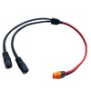 12AWG XT60i Solar Cable,2 FT XT60i Female to DC 8MM