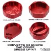 VMS RACING BILLET 4PC ENGINE BAY DRESS UP KIT FOR