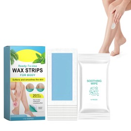 Wax Strips For Body Hair Removal, Hair Removal Paper, Hair Removal Wax Strips For Hair Removal, Removal Epilation Wax Strips For Any Type of Depilation On (Ocean)