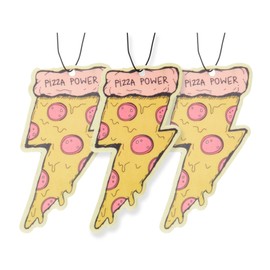 Pizza Car Air Freshener 3 Pack Scented With Essential Oils By Fresh Fresheners