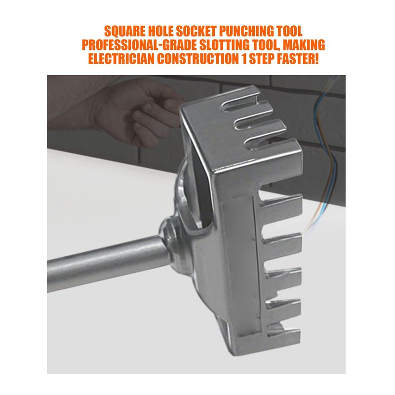 Square Slot Cutter | Drywall Outlet Cutout Oscillating Tool -