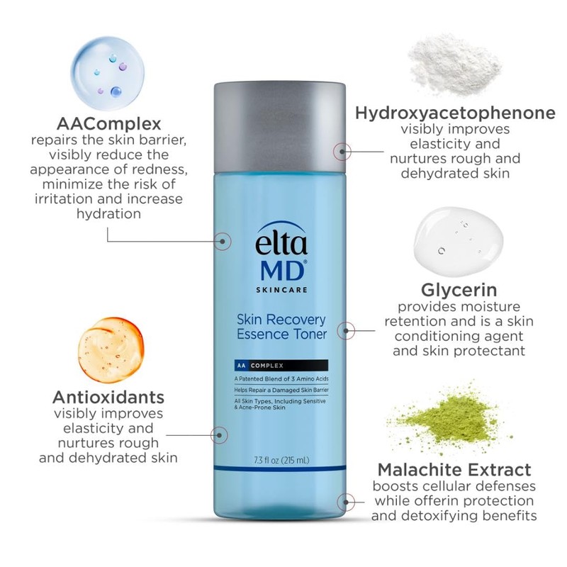 EltaMD Skin Recovery Essence Face Toner, Hydrating Facial Toner for
