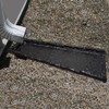 Black Slate Stone Rock Cast Aluminum Metal Downspout Gutter 24