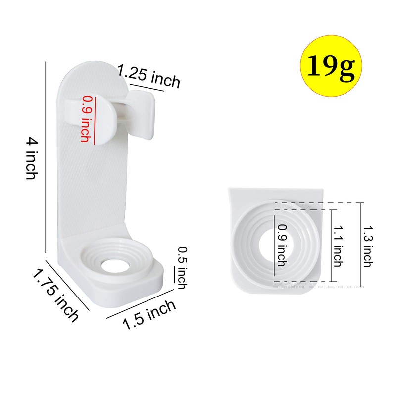 Andiker Electric Toothbrush Holder, Wall Mounted,Space-Saving Tooth Brush Stand to