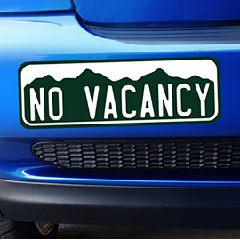 Large - Colorado No Vacancy Bumper Sticker