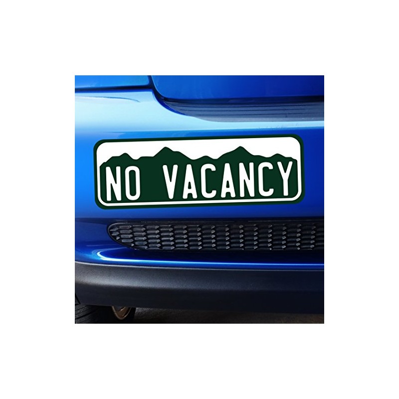 Large - Colorado No Vacancy Bumper Sticker