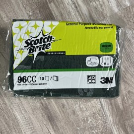 Scotch-brite Scotch-Brite Commercial Scouring Pad, 6 x 9, 10/Pack (MMM96CC)