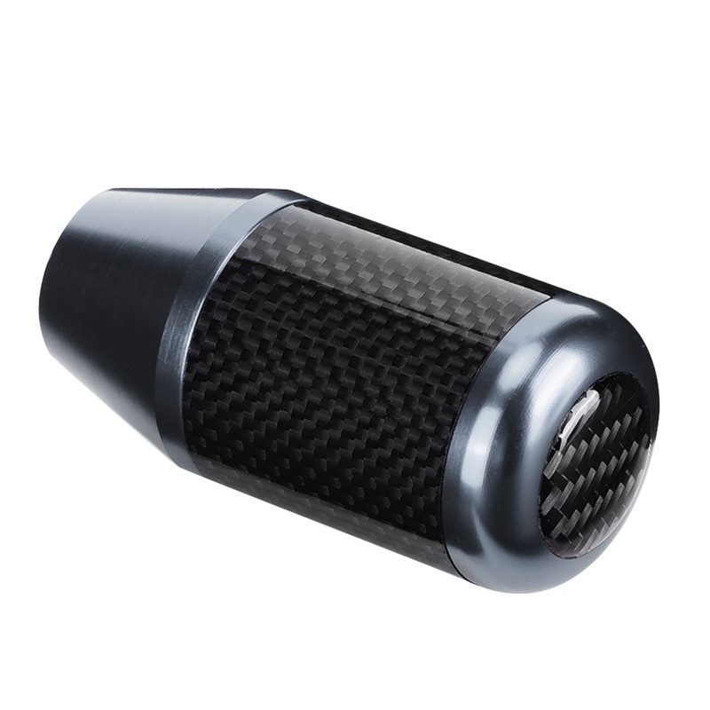 Universal Carbon Fiber Automatic Wave Stick Head Shift Knob Modification