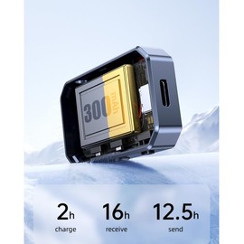 Aux Bluetooth Adapter Car Bluetooth 5.4 Receiver Hands-Free Call, Stereo Music, 15 Hours Playtime Jack Bluetooth Adapter for Car Radio/Stereo System/Headset