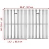 Uniflasy 17 Inches Cooking Grates for Home Depot Nexgrill 720-0830H