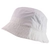 Armycrew Oversized Big Size Men's Cotton Bucket Hat, White, X-Large-XX-Large