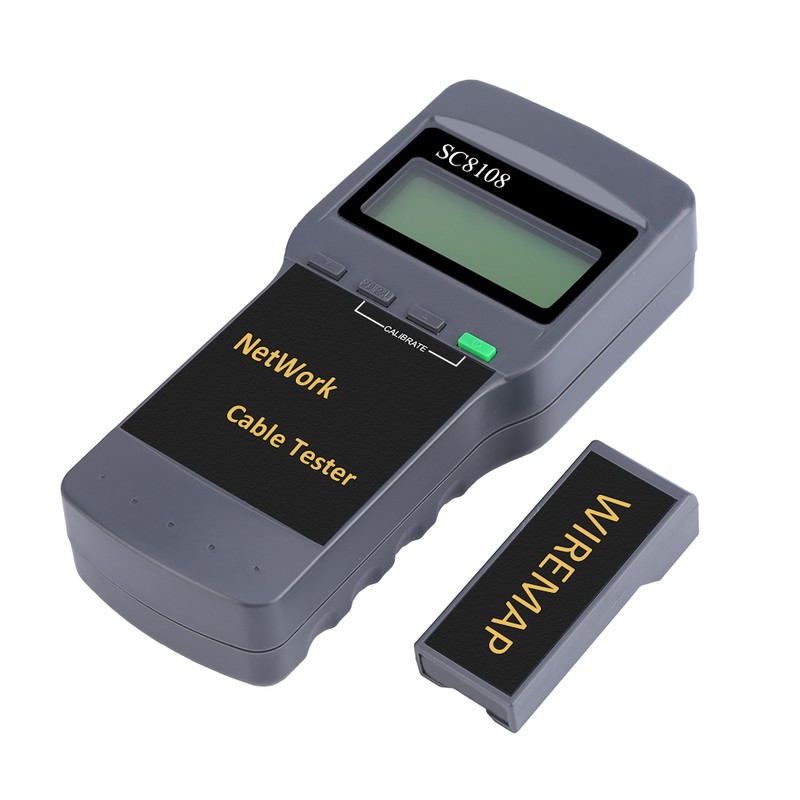 CAT5 RJ45 Network Cable Tester SC8108 Breakpoint Finder Length Test