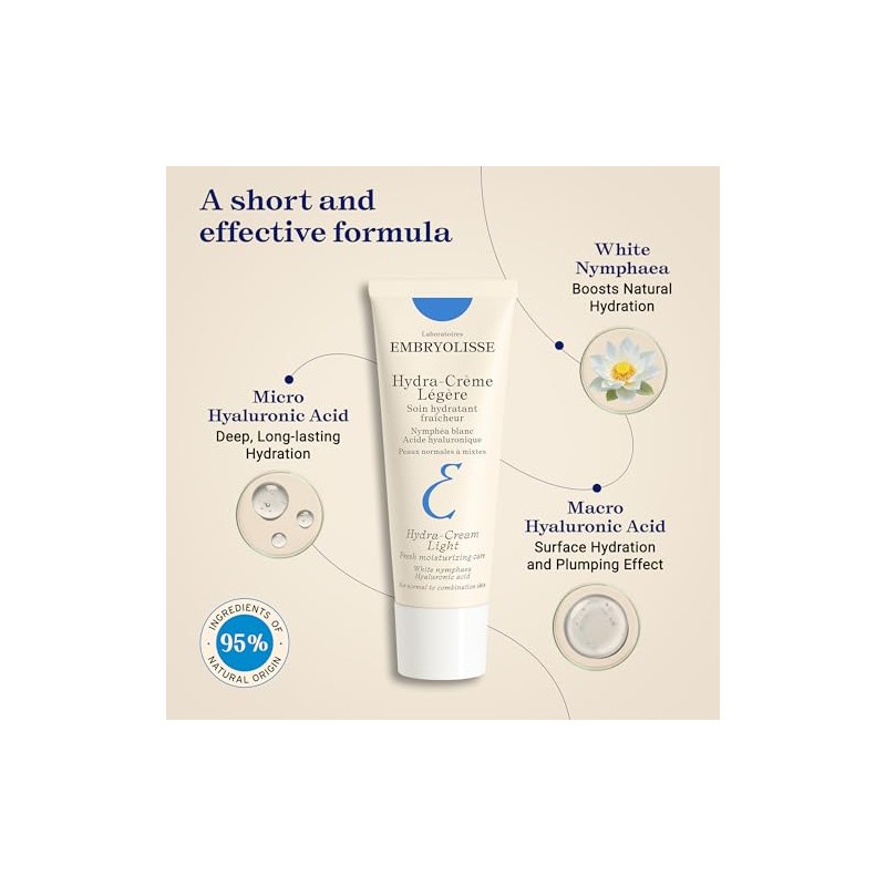 embryolisse hydra creme light 40 ml