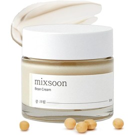 mixsoon Bean Cream - Crema Hidratante de Soya Fermentada para una Textura Suave y Cuidado de Poros, Hidratación Calmante de Larga Duración para un Brillo Radiante y Equilibrado, 50ml