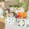 6Pcs Baby Shower Boxes Table Centerpieces Decoration, Green Baby Boy