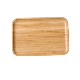 Yanco BB-108 8.25 x 5.5 x 0.75 in. Rectangular Tray Bamboo - Pack of 24