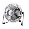 Comfort Zone 4-inch All-Metal Desk Fan with USB or Power
