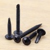 #10 x 1/2" Black Modified Truss Head Self Drilling Screws