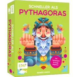 Edition Michael Fischer 34270 Card Game: Faster than Pythagoras, The Fast-paced Game for Smart Minds from 9 to 109 Years