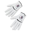 PGA TOUR Men's Two Pack Leather Glove Cadet-Left, Bright White,