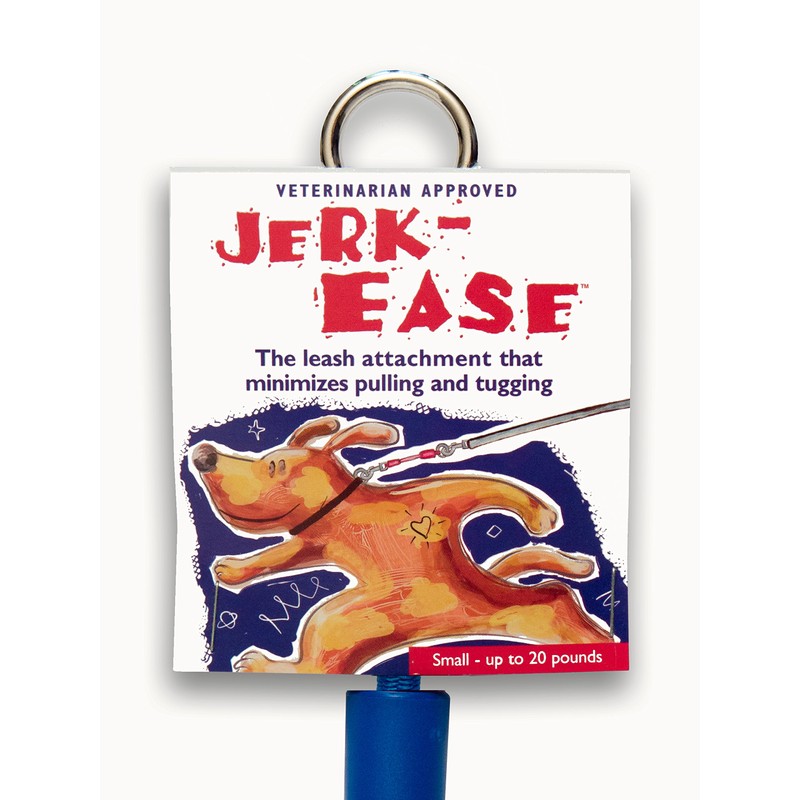 JERK-EASE BUNGEE DOG LEASH EXTENSION – Patented Shock Absorber Attachment