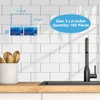Art3d 102-Piece Peel and Stick Wall Tile for Kitchen Backsplash,