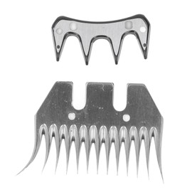 ANKROYU Sheep Shears Blade, High Carbon Steel Wool Cutter Blade, Wool Clipper Blade, 13 Teeth Wool Comb Blade Cutter Trimmer Accessory Set Kit