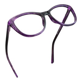 LifeArt Reading Glasses with Flexible Spring Hinge,Blue Light Blocking Glasses for Women+0.75 Magnification