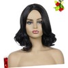 Minkissy Woman Short Curly Wig Synthetic Hair Cover Fashion Hair