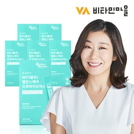 Vitamin Village 비타민마을 W 더블유 밸런스케어 프로바이오틱스 여성 질유산균 질유래 유산균 6박스 총180포 6개월분 Vitamin Village W Balance Care Probiotics Female Vaginal Lactobacillus 6 Boxes Total 180 Packs 6-Month Supply