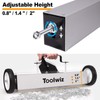 Toolwiz Magnetic Pick Up Sweeper with Wheels 24-inch Large Magnet