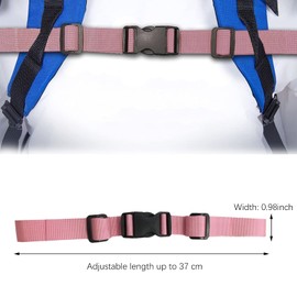 HOTMNTY Chest Strap for School Bags, Adjustable Backpack Chest Strap with Quick Release, Durable Nylon Chest Strap, Backpack Accessories for School Bags, Jogging, Hiking, 2 Pairs