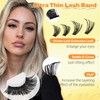 320Pcs Lash Clusters Kit 12-20MM D-Curly Long Cluster Eyelash Extensions