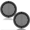 2 PCS Black Shower Hair Drain Catcher Silicone Cover Stainless