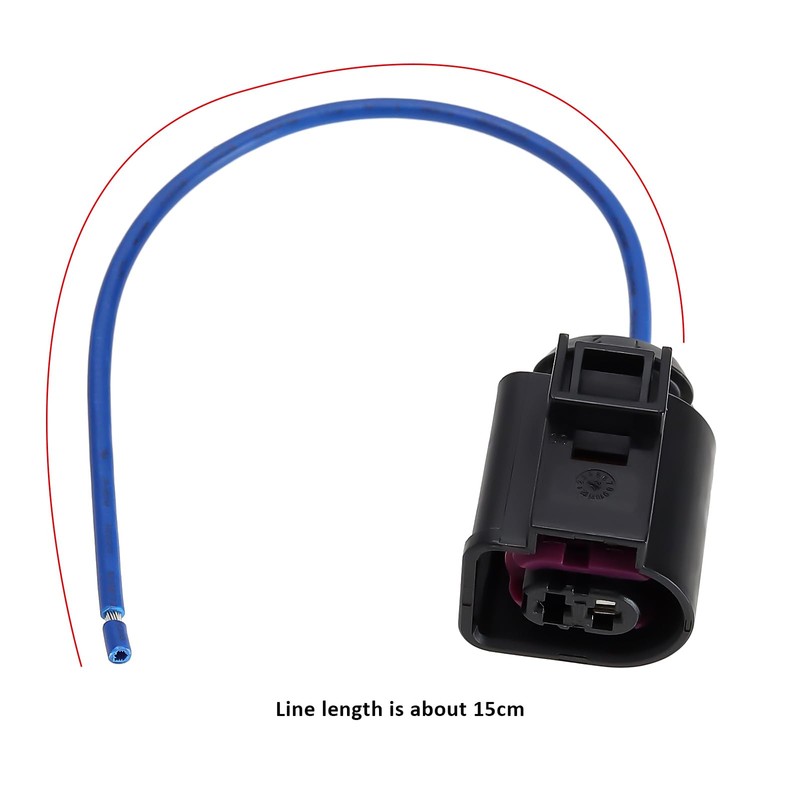 Micro Traders 2 Pin Alternator Repair Plug Harness Connector Alternator
