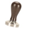 Coffee Tamper Solid Wood Handle Stainless Steel Easy to Use