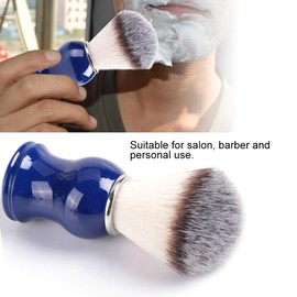 Original Handmade Pure Badger Shaving Brush with Chrome Handle, Designed for Safety Men's Beard Shaving, Razor Professional Salon Tool Black & Blue