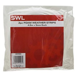 Home Window Door Draft Excluder 4.5 Metre Rolls Foam Insulation Weather Strip Seal