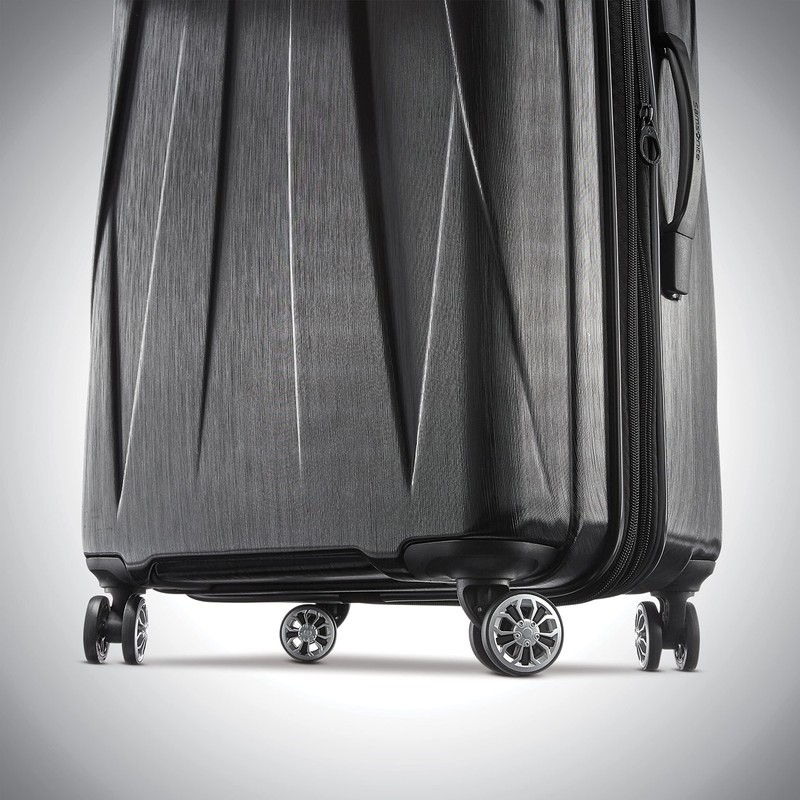 Samsonite Centric 2 Hardside Expandable Luggage with Spinner Wheels, Black,