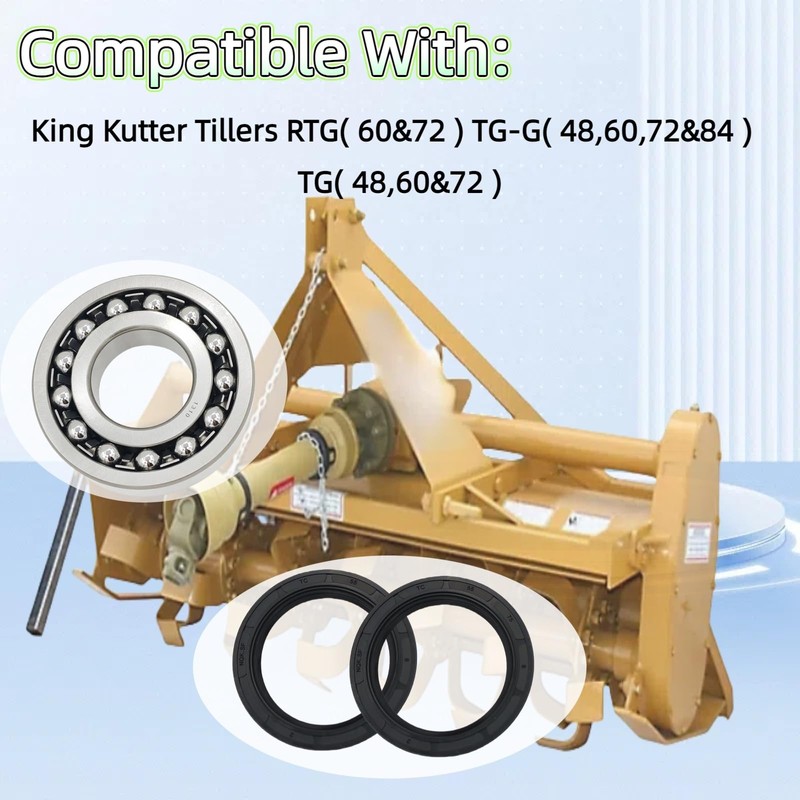 Self-Aligning Bearing & Seal Kit Fits for King Kutter RTG/TG/TG-G
