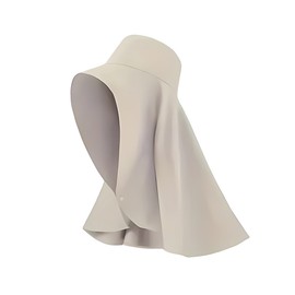 AIMALL All-Round Sun Protection Big Brim Shawl Sun Hat – Women's Neck Protection Integrated Anti-Ultraviolet Face Covering Fisherman Hat for Outdoor Activities