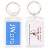 TONOS Rectangle Jw.org No Blood Double Sided Key Chain Jehovah's