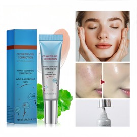 MAEPEOR Color Correcting CC Cream 5 Colors Lightweight Multi-Purpose Facial Concealer with Illuminating Finish Soothes & Hydrates Skin (05 Transparent)