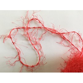 Crystal Palace Fizz #7308 Candy Apple Red Eyelash Yarn