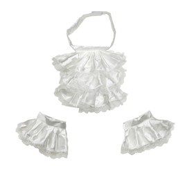 KKmeter Lace Jabot and Cuffs Set Steampunk Colonial Pirate Accessories for Men Women and Kids (Adult)